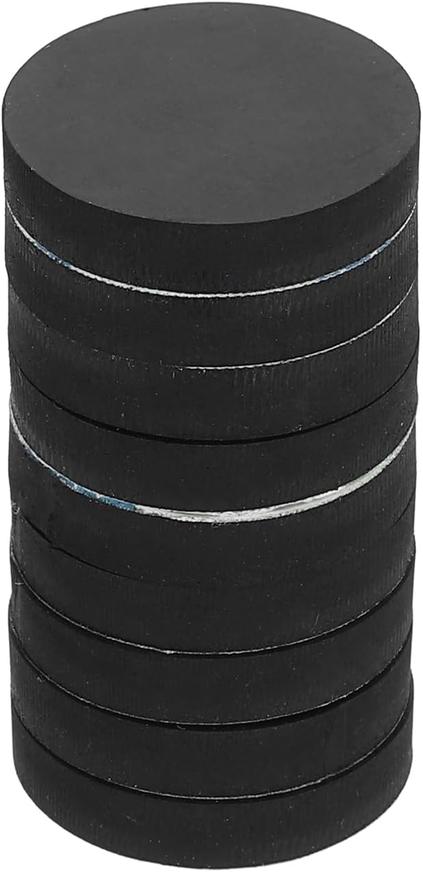 PATIKIL Non Slip Furniture Pads 1-3/16" (30mm x 5mm), 10 Pcs Adhesive Backed Round Rubber Feet Anti-Scratch Rubber Furniture Grippers for Hardwood Floor Electronics Bed Drawers DIY