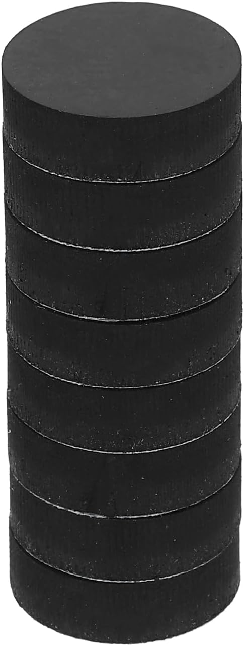 PATIKIL Non Slip Furniture Pads 11/16" (18mm x 5mm), 10 Pcs Adhesive Backed Round Rubber Feet Anti-Scratch Rubber Furniture Grippers for Hardwood Floor Electronics Bed Drawers DIY