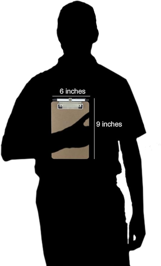 Trade Quest Pen Holder Memo Clipboards 6'' x 9'' (3 - Pack) (Pen Included)