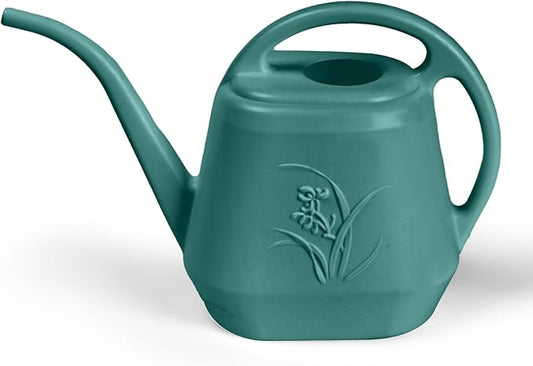 Watering Can - for Home Plant Garden - 1/2 Gallon - Green