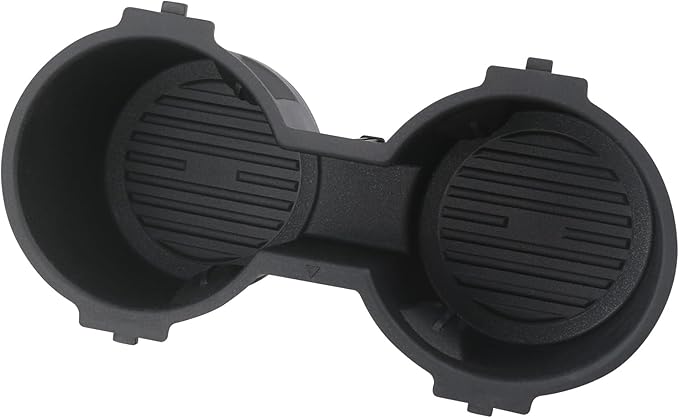 TQPONLY Front Seat Dual Cup Holder Rubber Insert Fitment 2016-2022 Ford F150 F250 F350 F450 F550 Super Duty Truck Accessories