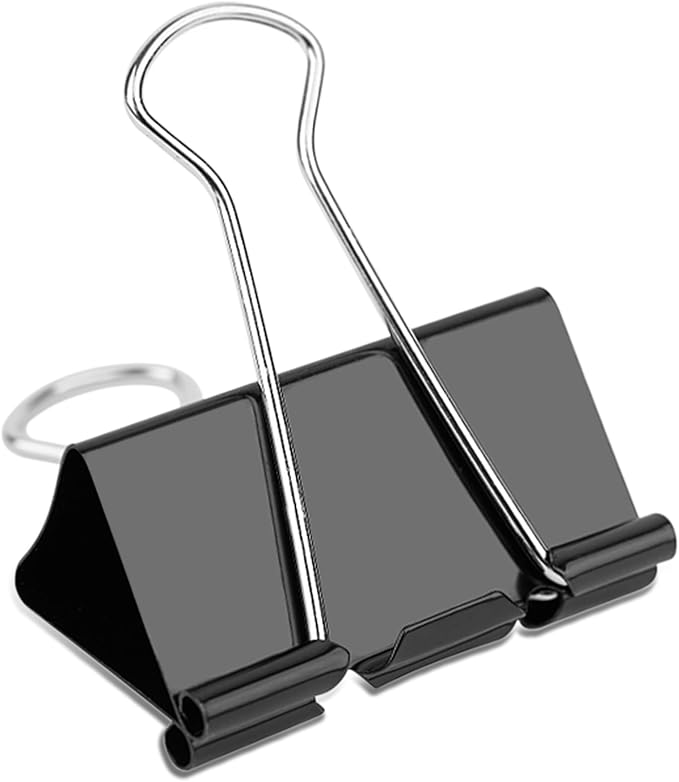 Ufmarine Extra Large Binder Clips 2 inch, (10 Pcs) Big Paper Clips for Office Supplies