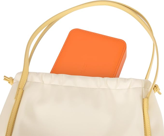 LANDICI Small Jewelry Box for Women Girls, PU Leather Travel Jewelry Case, Portable Jewelry Organizer Storage Holder Display for Ring Earrings Necklace Bracelet Bangle Men Kids Gift, Orange