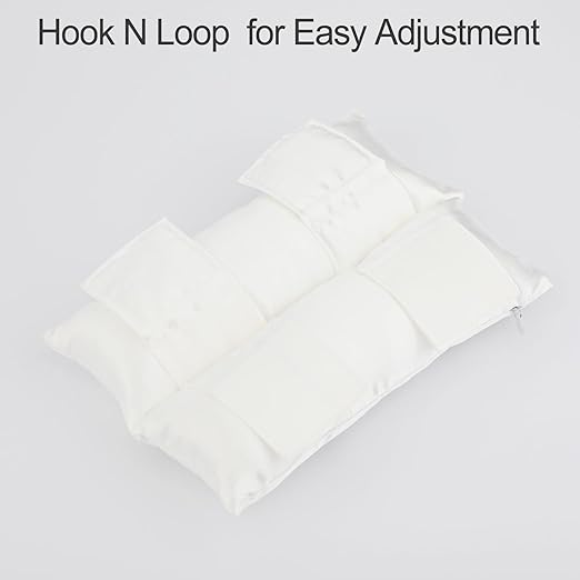 Satin Neck Pad Strap Cushion for Arm Sling Pillow Comfort Support Padding Rotator Cuff Replacement Surgery Elbow Brace Carry Padded Cover Broken Wrist Hand Injury, Ivory