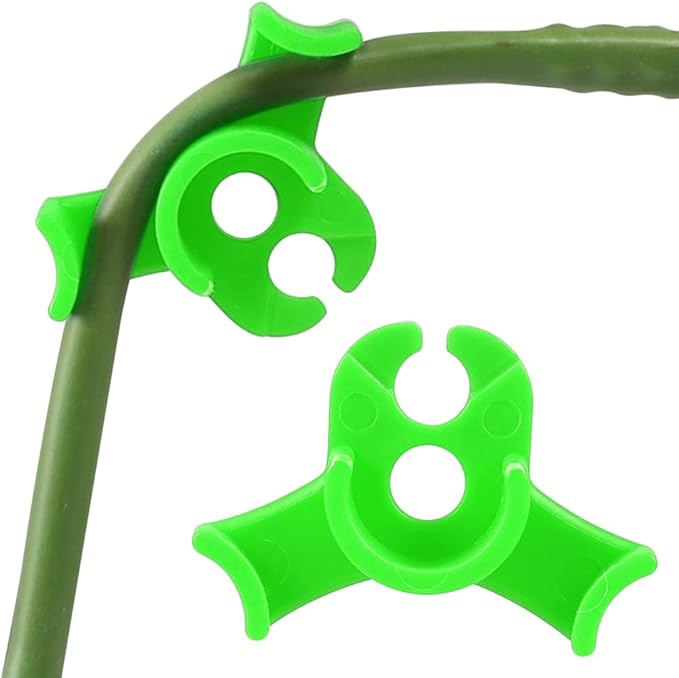 30 Pack Plant Bender Angle Adjustable Plant Training Clips Low Stress Training Clips 90 Degrees Plant Stem(Circle Style,Green)