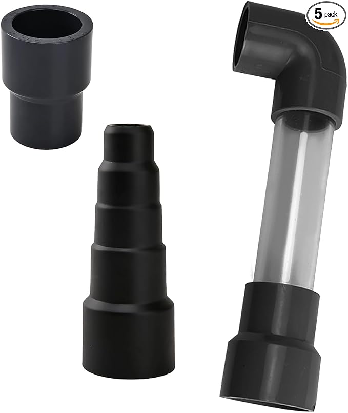 Universal Wet Vac Attachment - AC HVAC Drain Line Unclogger 3/4", 1" Vacuum Adapter to Unclog and Evacuate A/C Drain Lines, Hvac Ac Drain Line Cleaner Tool Vacuum Hose To PVC Pipe Adapter