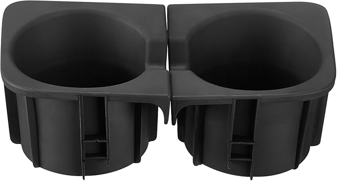 JOYTUTUS Door Cup Holder Insert Compatible with 2005-2017 Tacoma, Durable Car Cup Holder OE Replacement Accessories 66991-04012 66992-04012
