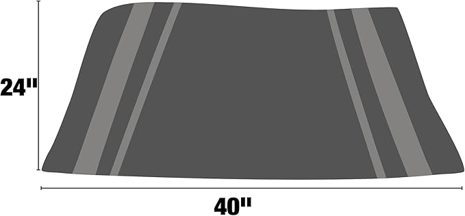 WEST BROS XL Car Drying Towel, 1300 GSM Professional Car Towel with Double Twisted Loop, Car Drying Towels Extra Large Super Absorbent, Microfiber Drying Towels for Cars, Trucks, SUVs - 40"x24", Gray