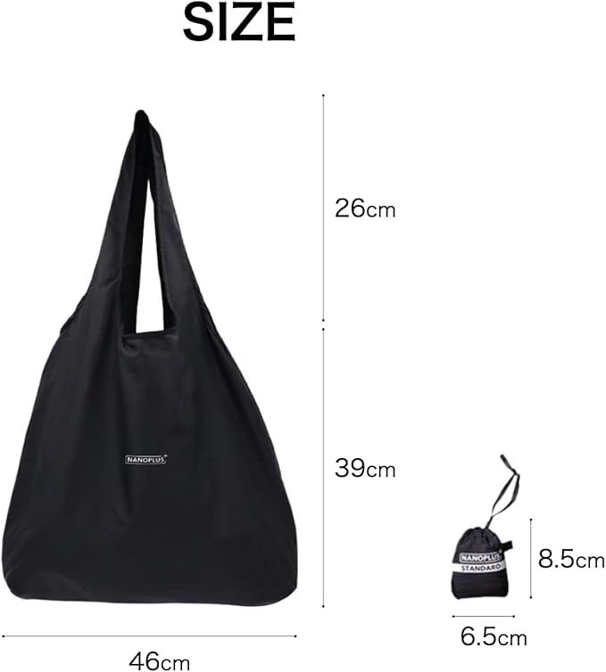 Compact Reusable Grocery Tote Bag – Lightweight, Foldable & Packable Shopping Bag for Travel