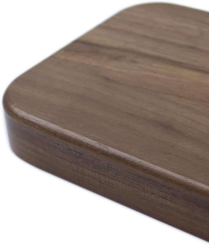 Walnut Solid Wood Square Jewelry Display Valet Tray Dish for Elegant Presentation of Your Finest Pieces, Perfect for Personal Use Men Gift