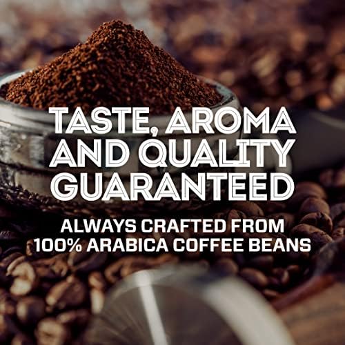 Eight O'Clock Coffee Dark Italian Espresso, Dark Roast Ground Coffee, 100% Arabica, Bold & Chocolaty, 30 Ounce (Pack of 4)