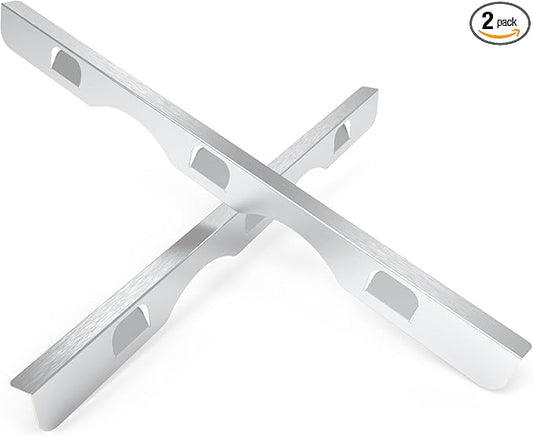 Stove Gap Covers 316 Thick Stainless Steel,2 Pack 23.2" Fixed Stove Gap Filler,Heat Resistant Stove Gap Guards,Between Stove and Counter Slide In Range Trim Kit for Kitchen,Upgrade Silver