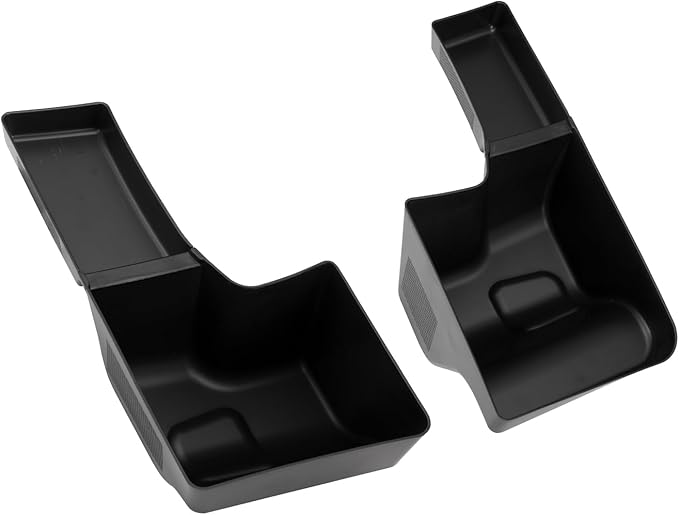 Kiwi Master Wheel Well Storage Trunk Organizers for 2018-2023 Jeep Wrangler JL 4 Door, Rear Storage Bin Box Tray, JL Interior Accessories Parts, Left & Right Side, Pair, Black