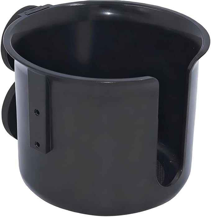 Magnetic Cup Holder, Dual Magnet Bottle Holder Fit 45oz Large Capacity, with Non-Slip Pad & Rubber-Coated Magnet Fits Metal Surfaces, Drink Holder for Tractor Mower Bus Forklift (Large)