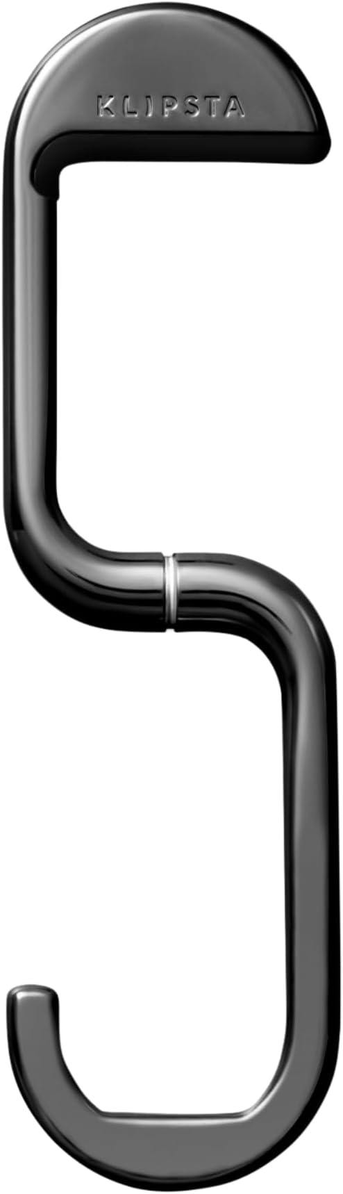 FLIP Bag Hook - Newly Redesigned. Portable Purse Hanger for Table with Magnetic Closure - (Chrome Black)