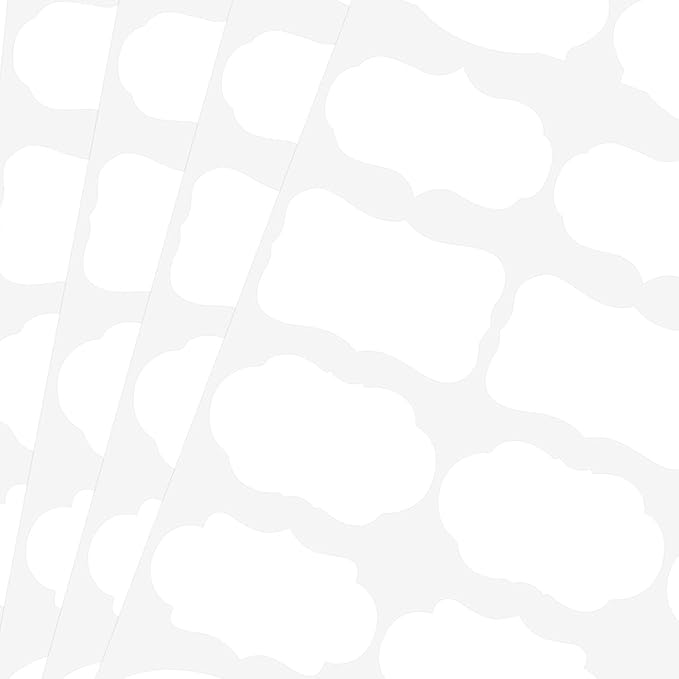 Wisdompro 320 pcs Removable Freezer Labels, Blank White Labels Stickers for Food Containers, Storage Bins, Spice Jars, Bottles, Organize Your Home & Kitchen - 2x1.2 inch