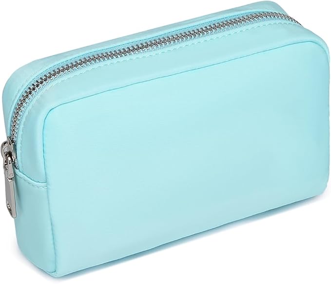 Waterproof Makeup Bag Large Capacity Women's Classic Black Wash Bag Adjustable Partition Wash Bag Brush and Cosmetic Carrying Bag… (Mint Green)