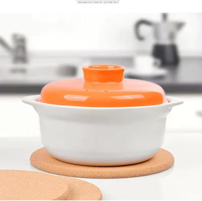 YF-ANEN 7 Inch Cork Tripod, Thermal Pad, Round Cork Board for Kitchen, Dining Table, Pots and Pans, Plants, Craft Tea Insulation Pads (Set of 6)