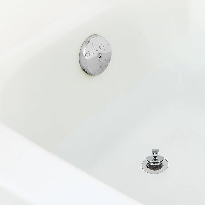 DANCO Lift and Turn Tub and Bath Drain Stopper, Chrome (88599)