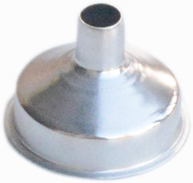 12 Pcs Stainless Steel Mini Funnels 1.25 Inch for Miniature Bottles, Essential Oil Bottles, Amber Bottles, Flasks, DIY Lipbalms, Cooking Spices Liquids, Homemade Make-Up Fillers (12 Pack)