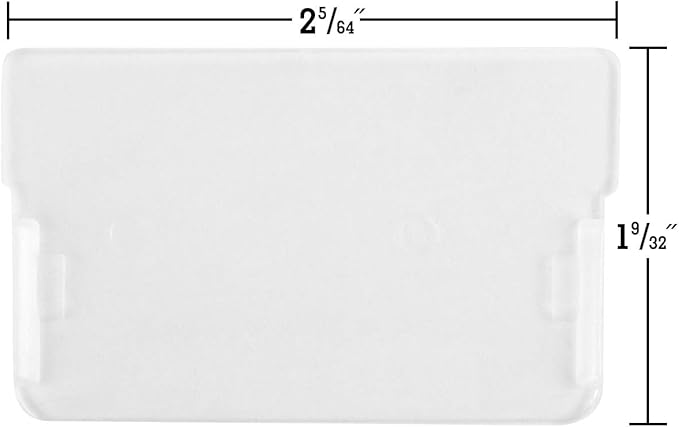 Akro-Mils 40716 Plastic Width Dividers for Small Drawers in Plastic Cabinets, Custom Storage Inserts for Teacher Toolbox, Small Parts Organizer, Screw Organizer and More, 16-Pack, Clear