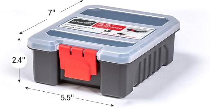 7-Pack Organizer Set – Multi-Size Storage Boxes with Removable Dividers – Hardware, Screw, Craft, and Small Parts Case System for Garage, Workshop, or On-the-Go Kits