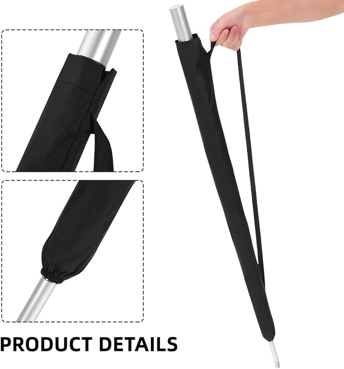 VOSAREA 2pcs Umbrella Storage Pouch with Straps Portable Umbrella Cover Bag for Compact and Lightweight Design for Easy Carrying