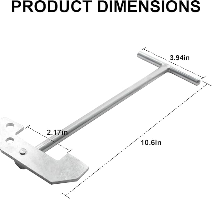 Garbage Disposer Unjamming Wrench, for Waste King also for Moen Garbage Disposals