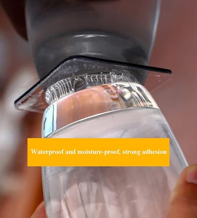 10 PCS Wall Mounted Replacement Sticky pads for Kitchen Bathroom Shower Caddy Organizer Rack Holder Nail Free Adhesive Hooks (Double-Sided Sticker)