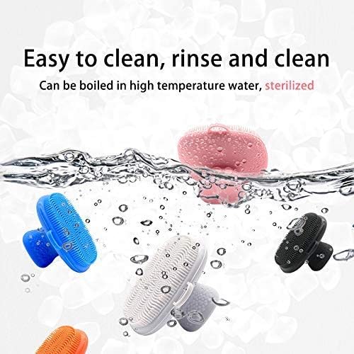 Face Scrubber 2Pack Silicone Face Scrubber for Men, Facial Cleansing Brush Silicone Face Wash Brush Manual Waterproof Cleansing Skin Care Face Brushes for and Exfoliating