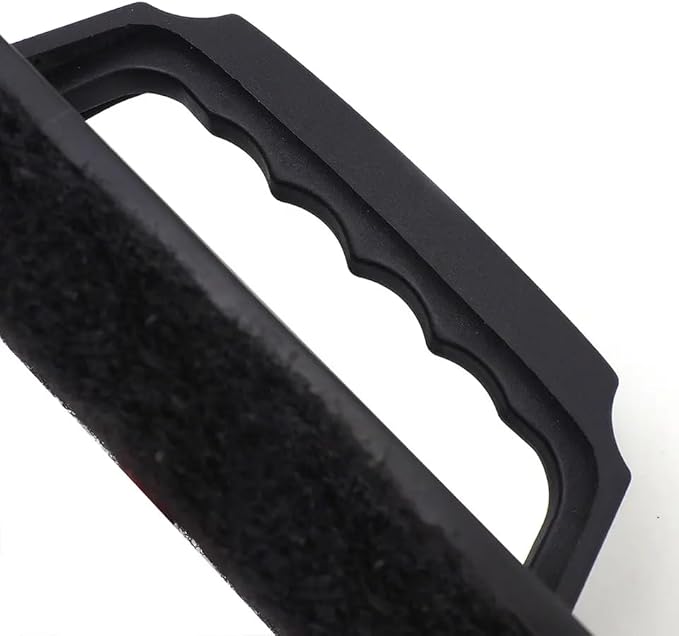 3-Pack Heavy-Duty Black Scrubber Brush for Grills, Griddles & Bakeware - Cold Surface Use Only, Durable Bristles, Ergonomic Handle, Ideal for Home, Restaurant & Commercial Use