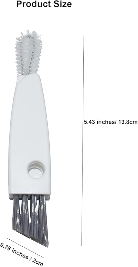 Tiny Cleaning Brush-Mini Multi-Functional Crevice Cleaning Brush, Water Bottle Cleaning Tools for Bottle Cup,Nursing Bottle Cup-1Pack…
