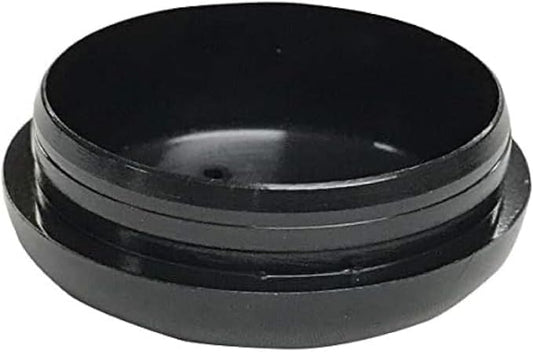 1-1/2" Deluxe Wrought Iron Patio Furniture Feet Glides, Round Plastic Chair Leg Caps, Floor Protector for Chairs, Pack of 25, Black
