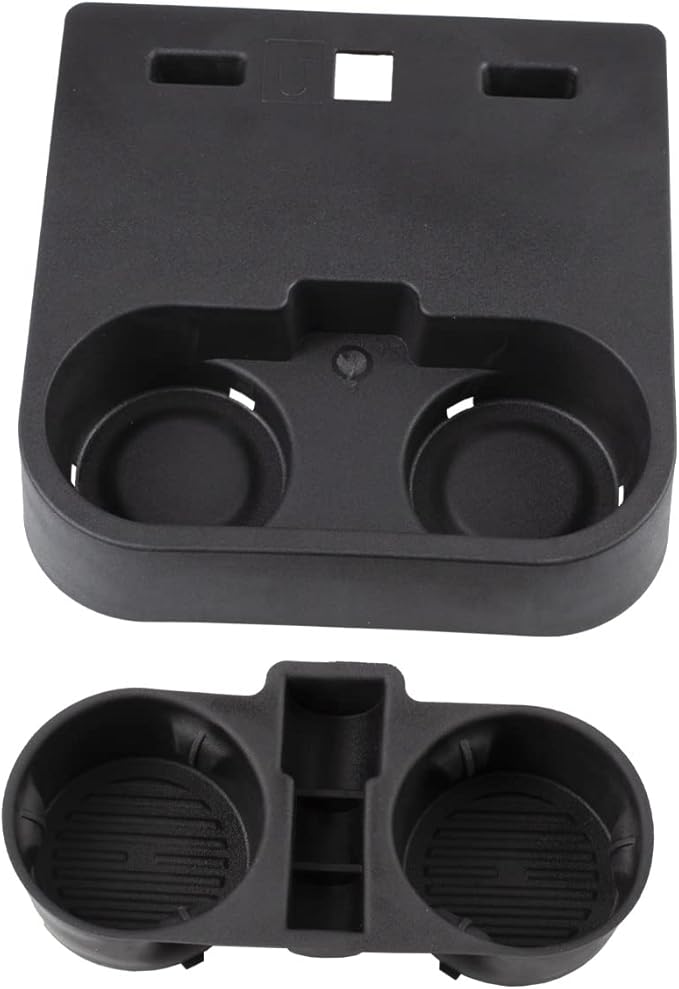 RLB-HILON Front Console Cup Holder Compatible with Ford F150 2015-2020 and Ford F-Series Super Duty 2017-2022 Year, Center Cup Holder Under Front Seat Bottom, HC3Z-2813562-AB
