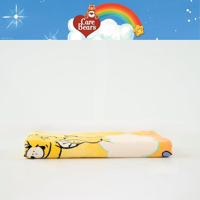 Care Bears Rainbow Kids Super Soft Cotton Bath/Pool/Beach Towel, 58 in x 28 in, (Offical Licensed Product) by Franco