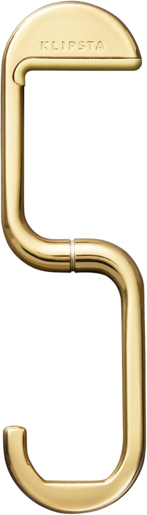 FLIP Bag Hook - Newly Redesigned. Portable Purse Hanger for Table with Magnetic Closure - Now Holds up to 50 lbs. (Gold)
