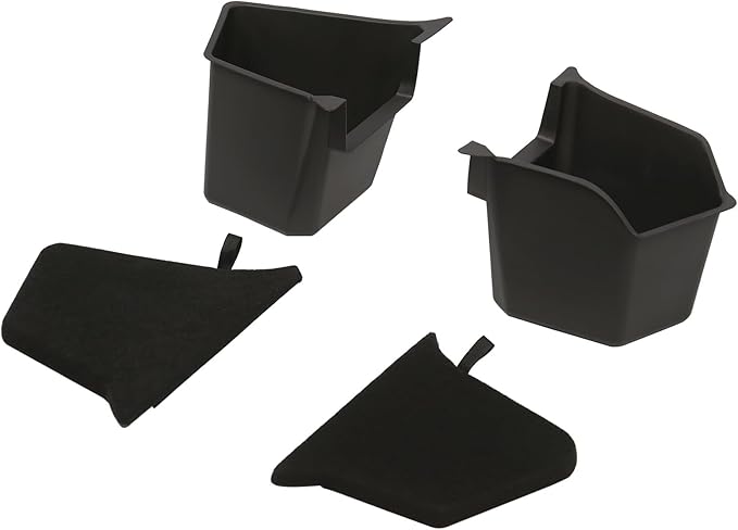 Tempsnow Trunk Storage Bins for Tesla Model Y Juniper 2025 2026 Side Trunk Organizers with Carpeted Lids