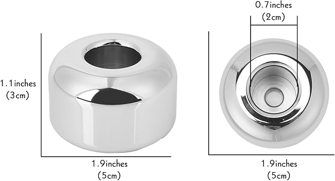 2 Pack Aluminum Alloy Razor Base, Safety Razor Alloy Stand for Bathroom Accessory, Desk Pen Holder Toothbrush Shaving Base