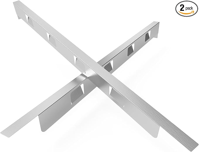 Stove Gap Covers 316 Stainless Steel,2 Pack 23.6-26" Trimmable Stove Gap Filler,Heat Resistant Stove Gap Guards,Between Stove and Counter Slide In Range Trim Kit for Kitchen,Silver