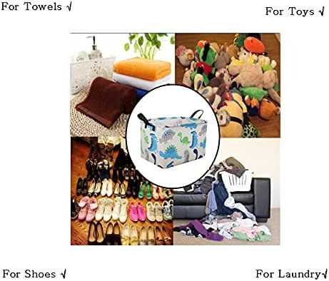 Rectangular Storage Basket Collapsible Organizer Bin Waterproof Toy Box for Organizing Home/Dorm/Kitchen/Pet/Office/Closet/Shelf/Gift Baskets