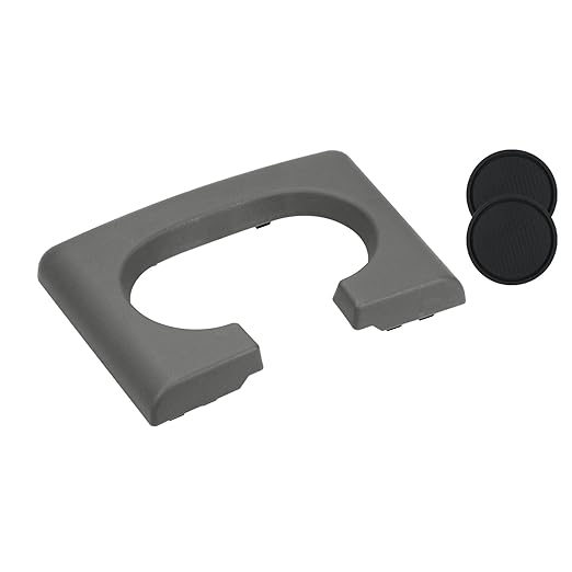 Center Console Cup Holder Replacement Pad Gray Compatible with Ford F150 2004-2014 Center Console Cup Holder Pad