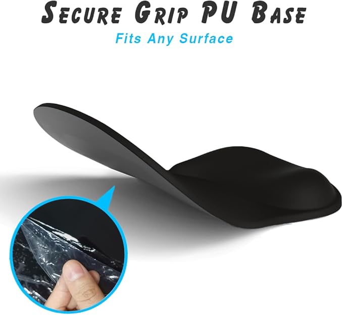 ErgoComfort Gel Wrist Rest Mouse Pad-Ergonomic Office Mousepad with Wrist Support-Non-Slip, Design Desk Accessories Mat for Home&Game Decor (05Midnight Wave)