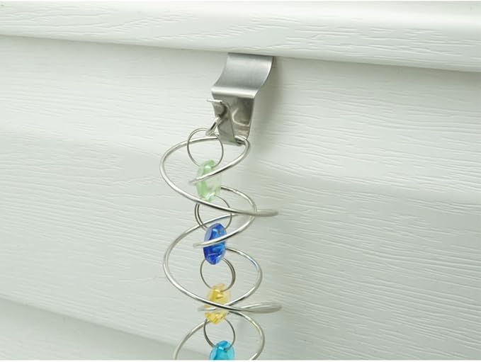 Stainless Steel Siding Hangers, Set of 16, Heavy Duty, Rust-Resistant, Low Profile, Hold Up to 12 Lbs, No Drill Siding Clips for Horizontal Vinyl Siding (16)