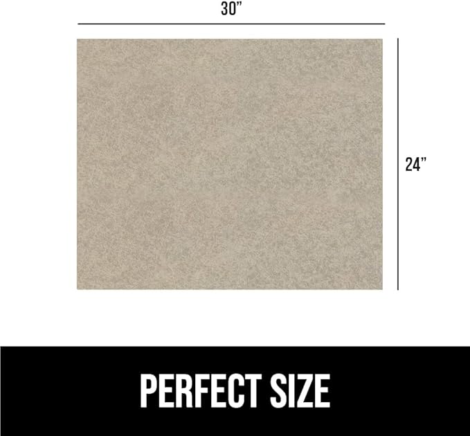 GORILLA GRIP LeakGuard Non-Adhesive Under Sink Mat for Kitchen Cabinet, Waterproof Quick Dry Shelf Liner, Durable Absorbent Felt Mats for Bathroom Sinks, Cabinets, Dresser, Easy to Trim, 24x30 Beige