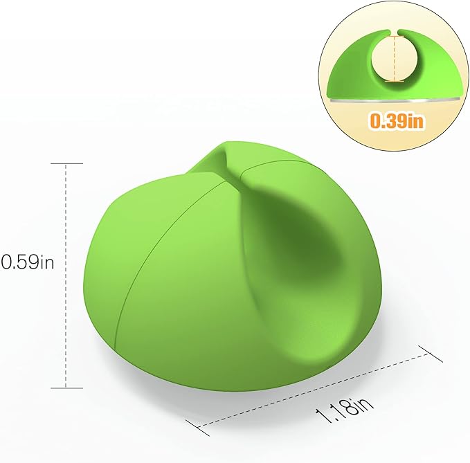 12 Pack Cable Clips, Znben Cable Holder for Desk Cord Organizer Adhesive Cord Management Charger Wire Holder Clips for Desk, Home, Office, Car, Cubicle, Nightstand Colorful