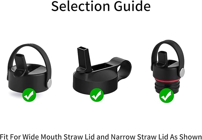 Straws Replacement Compatible with Hydro Flask Water Bottle 32oz,40 Oz -For Hydroflask Tumbler Press In Straw Lids,8 BPA- Free Long Straws,2 Straw Brushes