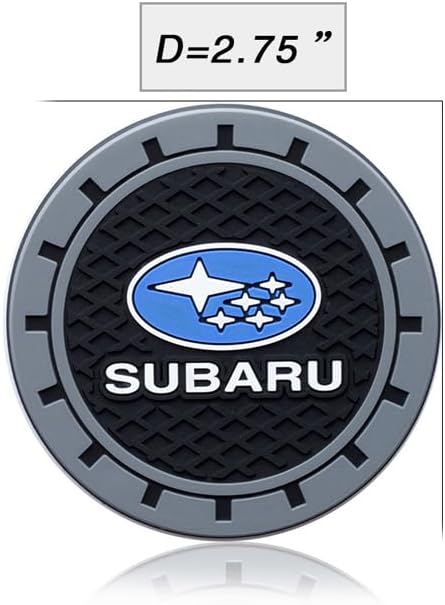 Cup Holder Insert Coaster Fit Subaru BRZ 2015-up Subaru Legacy Outback XV Crosstrek 16-up WRX or STi,Anti Slip Car Cup Coaster Interior Accessories