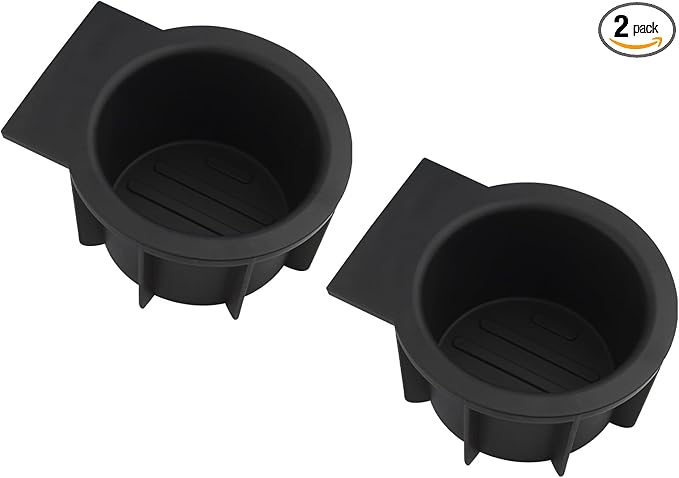 TQPONLY Cup Holder Insert,Fit 04-08 Ford F150 with Flow Through Console/04-14 F150 without Flow Through Console/Ford Expedition Lincoln Navigator Mark LT Replaces 2L1Z-7813562-AAA Front Center Console