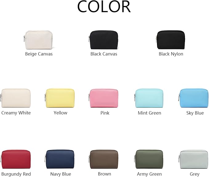 Waterproof Makeup Bag Large Capacity Women's Classic Black Wash Bag Adjustable Partition Wash Bag Brush and Cosmetic Carrying Bag… (Burgundy Red)