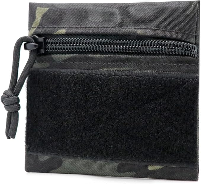Qavctw Tactical Admin Pouch Bag with Hook and Loop Tool Storage Bag Snack Pouch Candy Bag Hanging Pouches Backpack Accessory Pouch